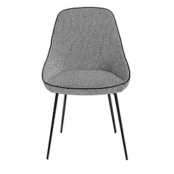 Angel Cerda Chaise en tissu gris