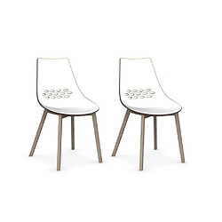 Inside 75 Chaises JAM W Orange - Lot de 2