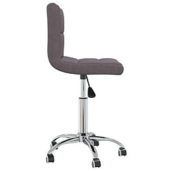 vidaXL Chaise pivotante - Taupe