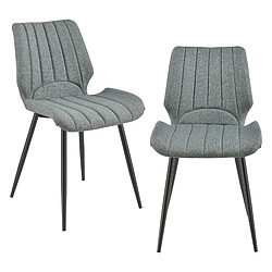 En.Casa en_casa Chaises Mendoza Gris foncé