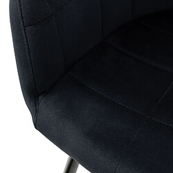 Acheter ECD Germany Chaises de Salle à Manger Noires