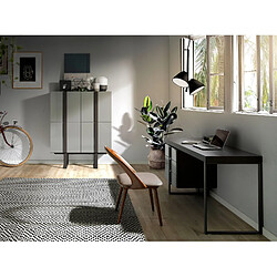 Acheter Angel Cerda Chaise en similicuir noyer et vison