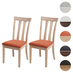 Mendler Chaises HWC-G46 - Orange