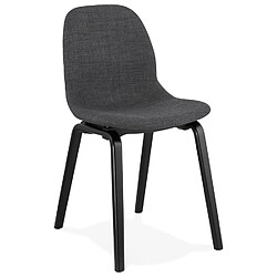Alterego Chaise CELTIK tissu gris