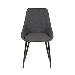 MES Chaises ORMOY - Lot de 2 - Gris foncé