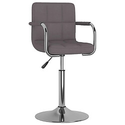 vidaXL Chaise Pivotante - Taupe