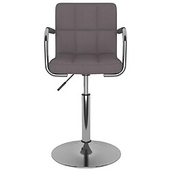 vidaXL Chaise Pivotante - Taupe