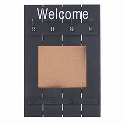 Avis Mendler Vestiaire mural en paulownia - Gris foncé