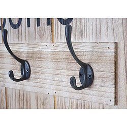 Acheter Mendler Portemanteau mural en paulownia - Brun