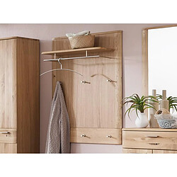 Pegane Panneau vestiaire - Chêne blanchi pas cher