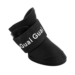 Avis Wewoo Chaussures Imperméables pour Chien - Taille M - Noir