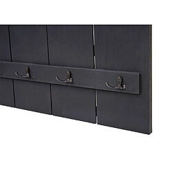 Mendler Vestiaire mural en paulownia - Gris foncé pas cher