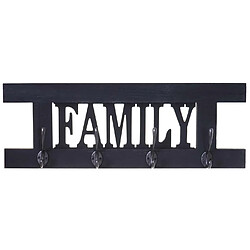 Mendler Garderobe Murale HWC-C60 Family - Gris Foncé