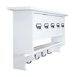 Avis Mendler Vestiaire mural métal - Blanc