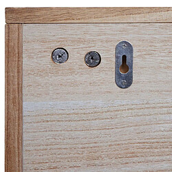 Mendler Étagère murale vestiaire - Brun