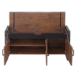 Mendler Banquette vestiaire - Chêne