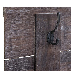 Mendler Portemanteau mural - Brun pas cher