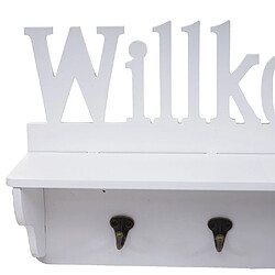 Avis Mendler Vestiaire mural en pin - Blanc