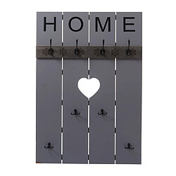 Mendler Portemanteau mural métal - Gris pas cher