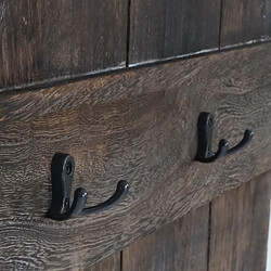 Acheter Mendler tablette murale vestiaire - Marron