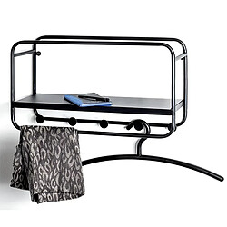 Acheter Pegane Vestiaire mural avec patères - Noir