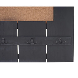 Mendler Vestiaire mural en paulownia - Gris foncé pas cher