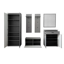 Acheter Pegane Vestiaire d'entrée métal - Gris clair