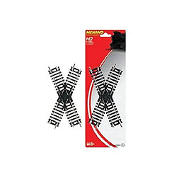 Mehano Set de rails modélisme 1/87 Set de rails de modélisme ferroviaire - échelle 1/87 - en nickel