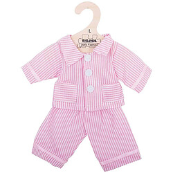Bigjigs Toys - Pyjama Rose - Poupée Douce 38 cm