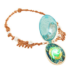 Collier coquillage lumineux Vaiana - Blanc