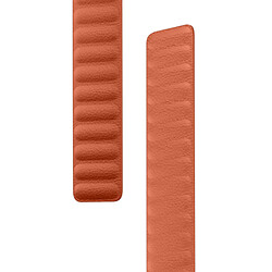 Avizar Bracelet en simili cuir pour Apple Watch 42/44/45mm - Corail