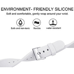 Bracelet Sport Silicone pour Apple Watch - Blanc