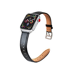 Bracelet tressé en cuir 42-45mm pour Apple Watch