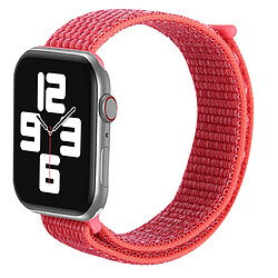 Avizar Bracelet nylon ajustable - Fuschia pour Apple Watch 42-49 mm