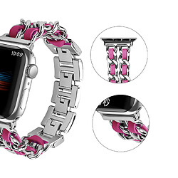 Bracelet métal Apple Watch 42-45mm - Rose Red