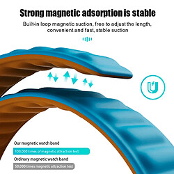 Acheter PHONECARE Kit Bracelet Magnetic SmoothSilicone + Film de Hydrogel - Orange
