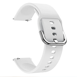 Bracelet Garmin Vivoactive 4S - Blanc Bracelet silicone Garmin - Couleur unie - Conception flexible