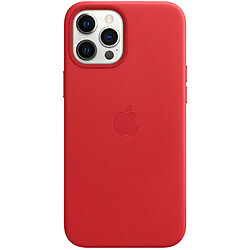 Apple Leather MagSafe iPhone 12 Pro Max - Red Coque cuir MagSafe - Design élégant - Protection supérieure