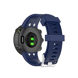 Bracelet en silicone bleu pour Garmin Forerunner 45/45S