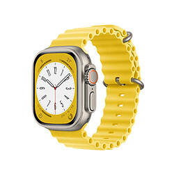 Phonecare Bracelet Silicone Ocean Waves - 42mm Jaune