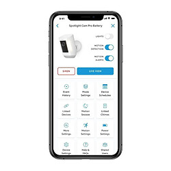 Amazon Ring Spotlight Cam Battery - Blanc pas cher