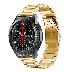 Phonecare Bracelet Acier Lux Pour Realme Watch S Pro - Or Bracelet smartwatches - Acier inoxydable - Outil inclus - Taille ajustable
