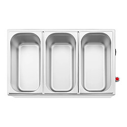 Acheter Helloshop26 Bain-marie professionnel 3 bacs GN 1/3