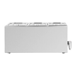 Avis Helloshop26 Bain-marie professionnel 3 bacs GN 1/3