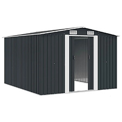 Acheter vidaXL Abri de jardin 257x298x178 cm - Métal Anthracite
