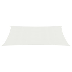 Helloshop26 Voile d'ombrage - 4,5 x 3 m - Blanc