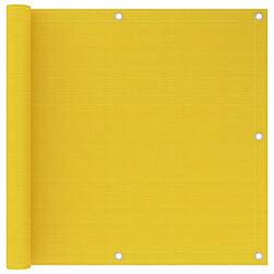 vidaXL Écran de balcon 90x600 cm - Jaune