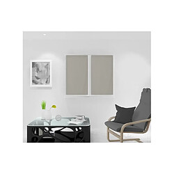SOLEIL D'OCRE Paire de Brise bise Noémie - 45x90 cm - Taupe