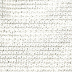 Helloshop26 Voile d'ombrage PEHD rectangulaire 4 x 6 m blanc 02_0009446