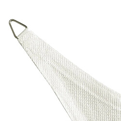Helloshop26 Voile d'ombrage PEHD rectangulaire 4 x 6 m blanc 02_0009446